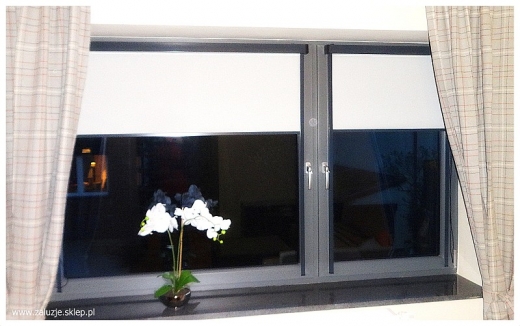 Rolety okienne do okien antracytowych